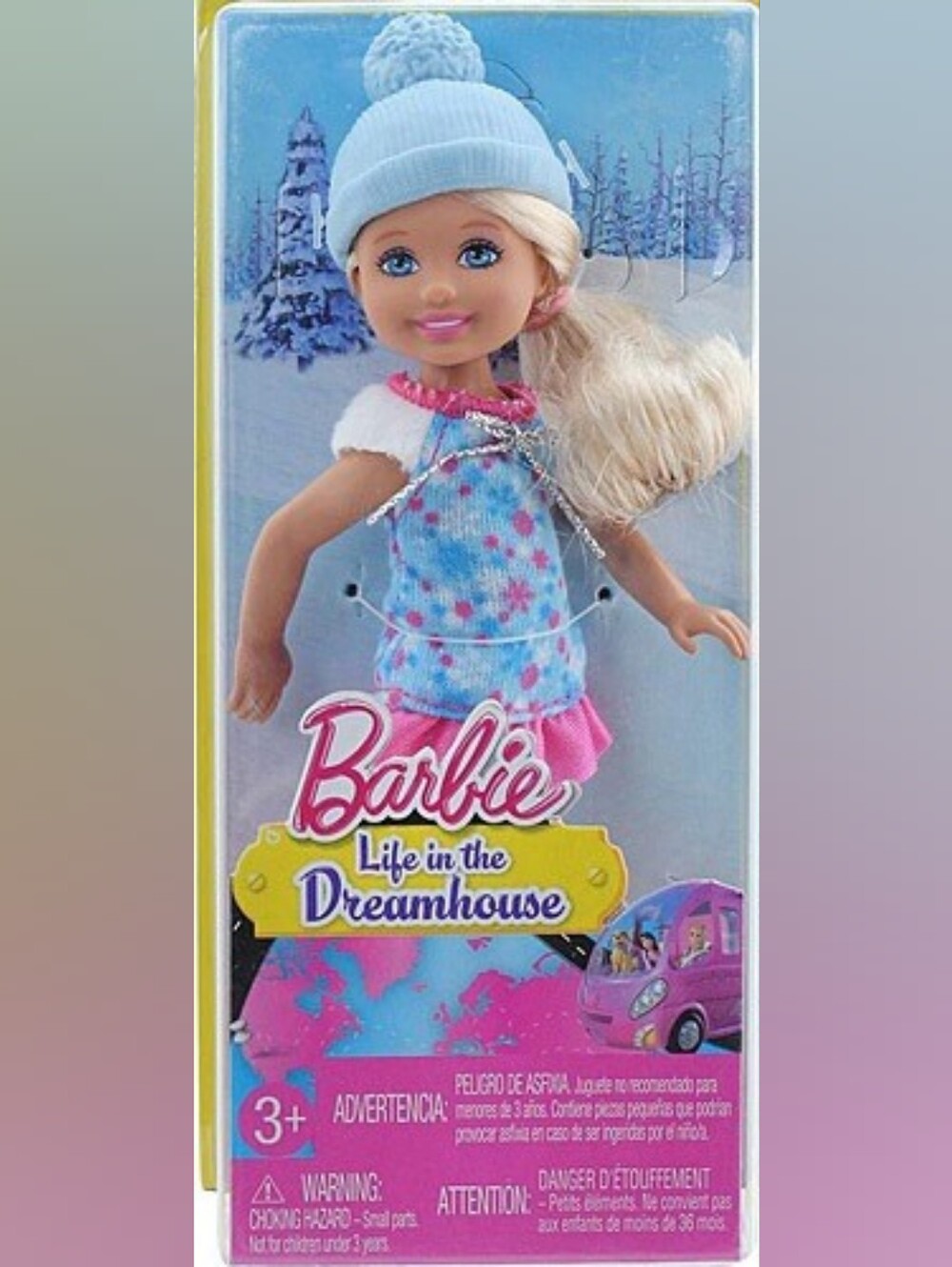 Mattel Barbie: Chelsea Barbie Life In The Dreamhouse Winter Fun Model 3 *NIB*